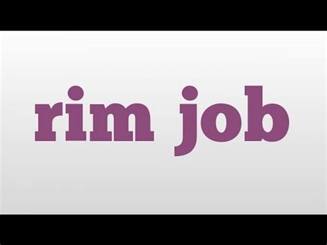 rimjob urban dic|rim job meaning and pronunciation .